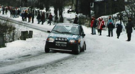 Jacek Sikora i Marek Kaczmarek - Fiat Cinquecento Abarth.